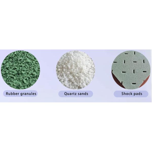 UV Resistant Synthetic Turf 50mm Football Court Artificial Grass For Sport field