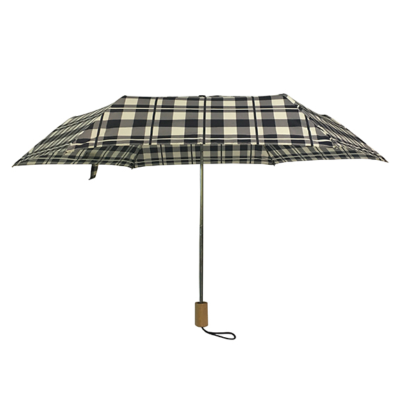 Ручка руководства SGS открытая деревянная проверяет печать складного зонтика