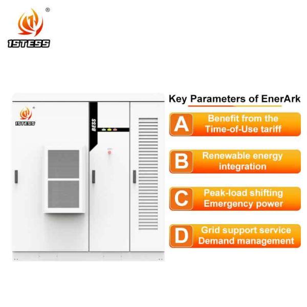 Équipement de stockage de l'énergie modulaire LiFePO4 IP55 107-125 kWh