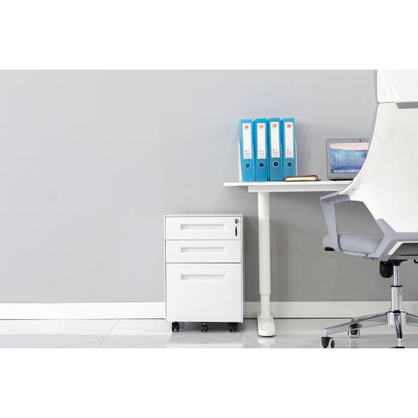 Офисная мебель металла шкафа постамента стального ящика ручки 3 мобильная