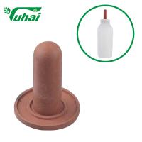 Jujube Animal Feeding Teats Rubber Calf Teat 26g Weight Calf Teats