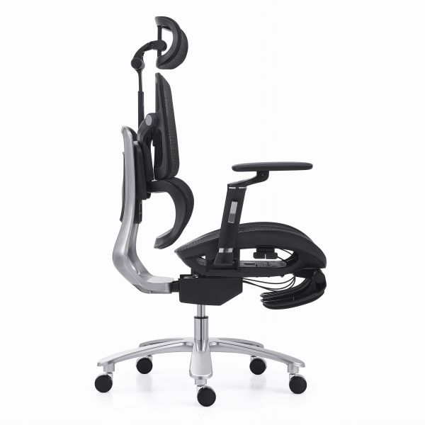 Office Ergonomic Swivel Chair Full Mesh With Soft Footrest
