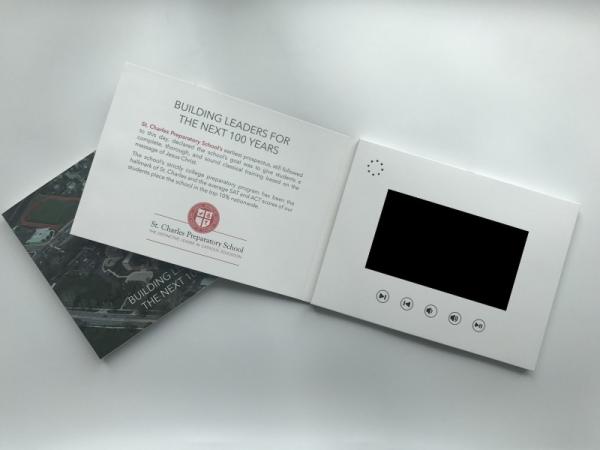 Portable Video Card Mailer Rechargeable With 128MB-8GB Memory