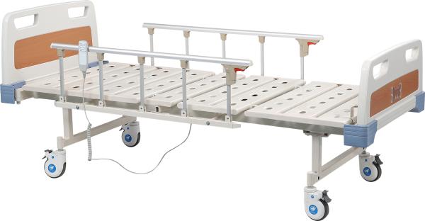 Two Functions Remote Hospital Bed Clinic Care / Full Electric Hospital Bed
