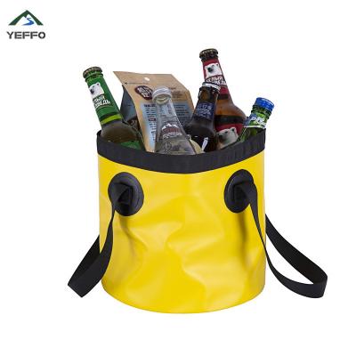 Stockage compact pliant portatif de grande capacité du seau 20L