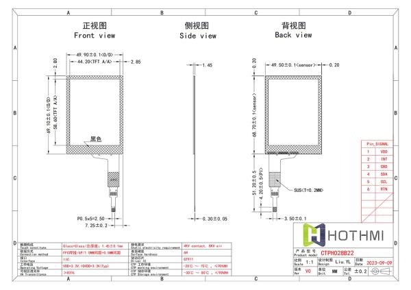 7 fabricant For Appliances d'affichage des moniteurs 1280x800 TFT LCD de pouce