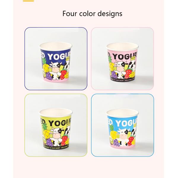 500 pieces per box Disposable bowl food-grade paper material suitable for hot and cold food