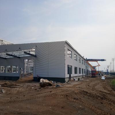 Q345B S355JR Steel Structure Building Construction Prefab Metal Frame Structure Construction