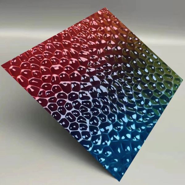 304 316L Stainless Steel Rainbow Sheets Custom Size For Stage Backdrops