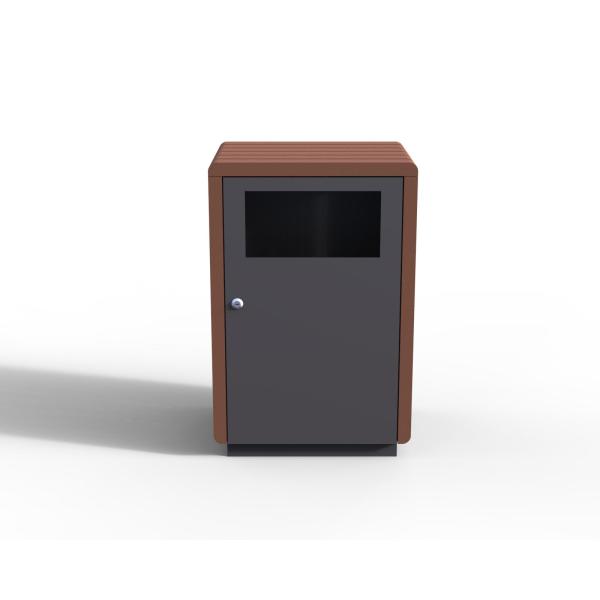 Коммерческая мусорная корзина на открытом воздухе и парк мусорная корзина деревянная пепельная корзина для общества