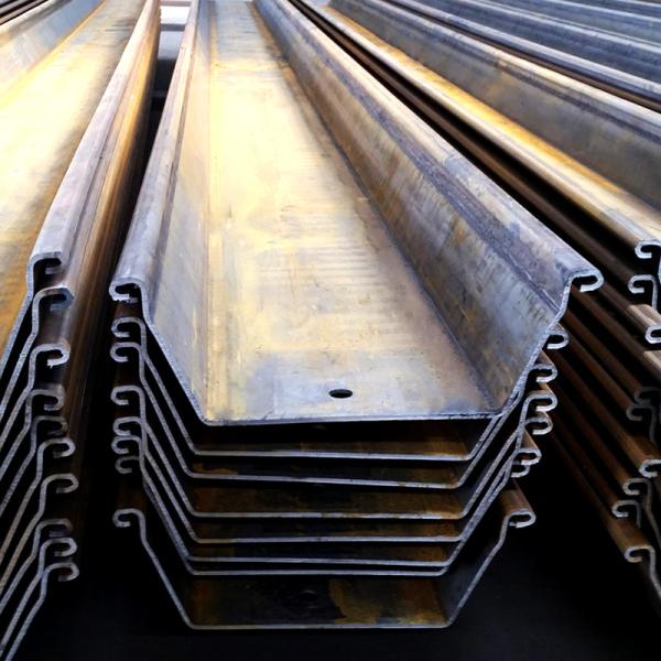 AZ48-700 AZ50-700 AZ52-700 Carbon Steel Profile Z Type Larssen Steel Sheet Pile