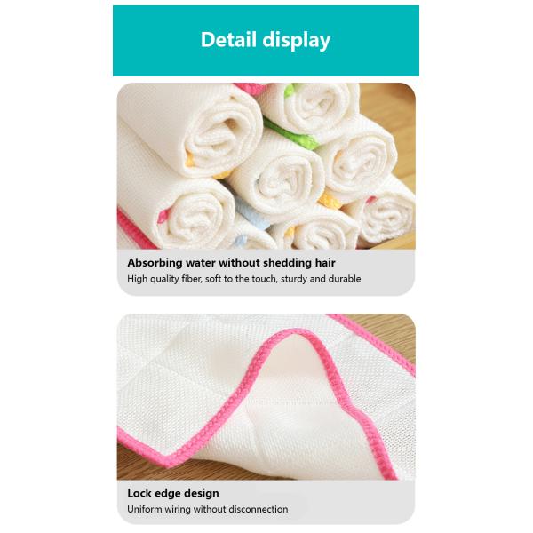 Кухонные полотенца из деревянного волокна из бамбука квадратная форма настраиваемый логотип хлопчатобумажные полотенца для посуды