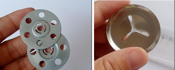 Зажимы скорости металла формы квадрата 63,5 MM для исправлять ногти металла Insulaton