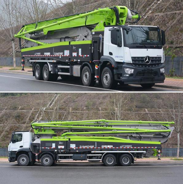 2025 Brand New Zoomlion 62m Truck Mounted Concrete Pump Truck construction machinery with Mecedes Benz chassis