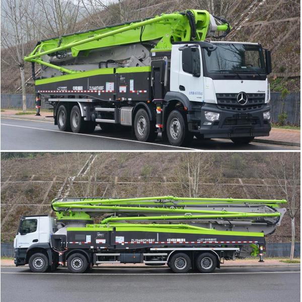 Zoomlion 2025 Model Concrete Pump Truck with 170 m³/h Output and 405 kW Engine Power