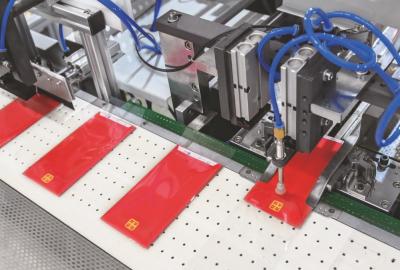 Custom High Speed Automatic Bagging Machine For Red Envelope Book Card