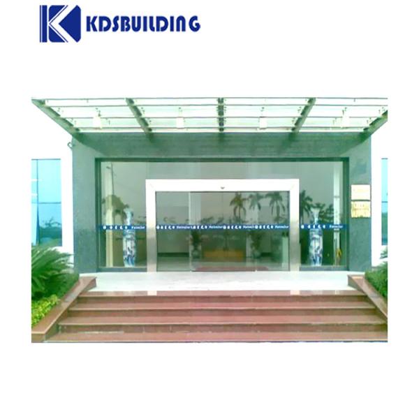 Electric Aluminum Automatic Sliding Door Temper Double Glass Entry Gate
