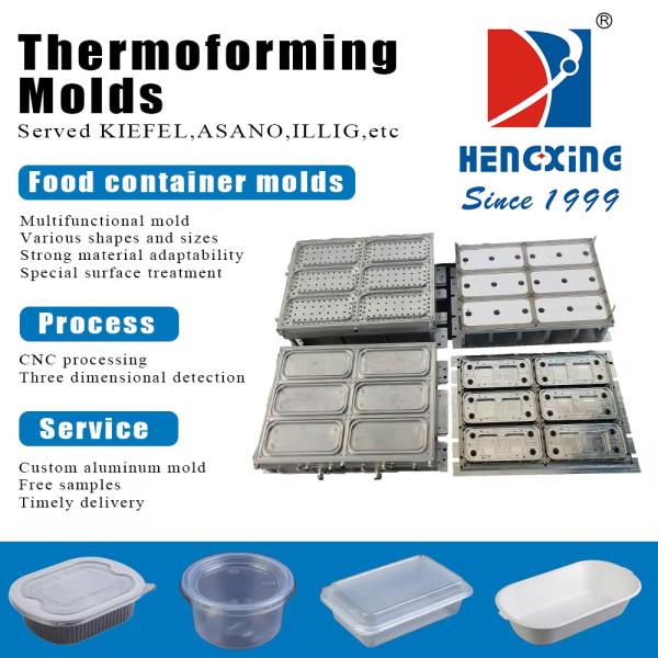 Thermoforming  Mold Positive And Negative Pressure Mold Food Tray Molds Precision Packaging