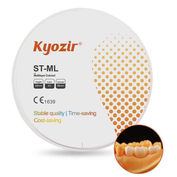 ST-ML CAD CAM Open Systems Multilayer Zirconia Block Super Translucency