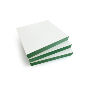 Moisture Resistant White Melamine Faced MDF Green Core HMR Fiberboard 4'x8'