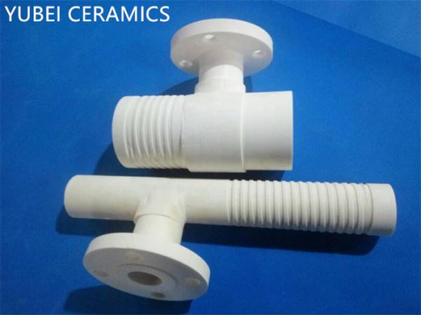 Structural Alumina Oxide Ceramic Flange 29W/MK 310GPa High Temperature Resistance