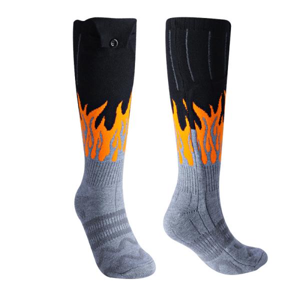 7.4V 3350mAh Rechargeable Battery Electric Heated Socks For Outdoor Riding Camping Hiking