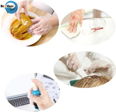 Hygienic Food-Grade Disposable PE Gloves Waterproof Safe for Food Preparation & Cleaning Boxed Packaging & Printing Product