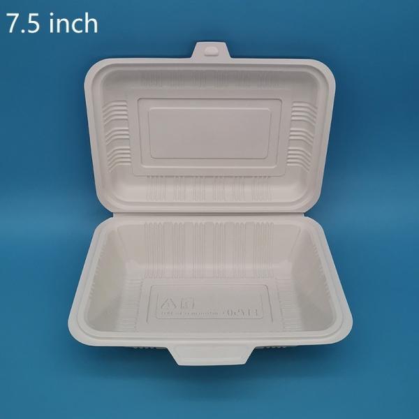 Simplicity Style Disposable Square Plastic Lunch Box Microwave Safe Stackable Container