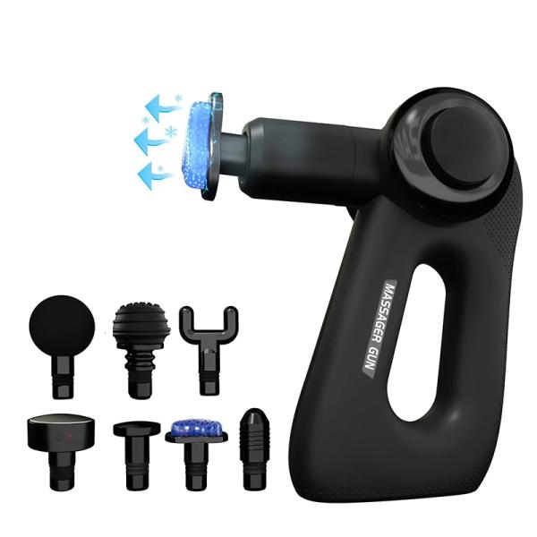 Nano Silica Gel Handle Electric Massage Gun for Muscle Recovery and Pain Relief