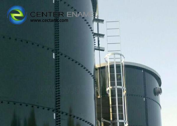 Tanques industriales de almacenamiento de agua de acero atornillado para fábricas de procesamiento de alimentos