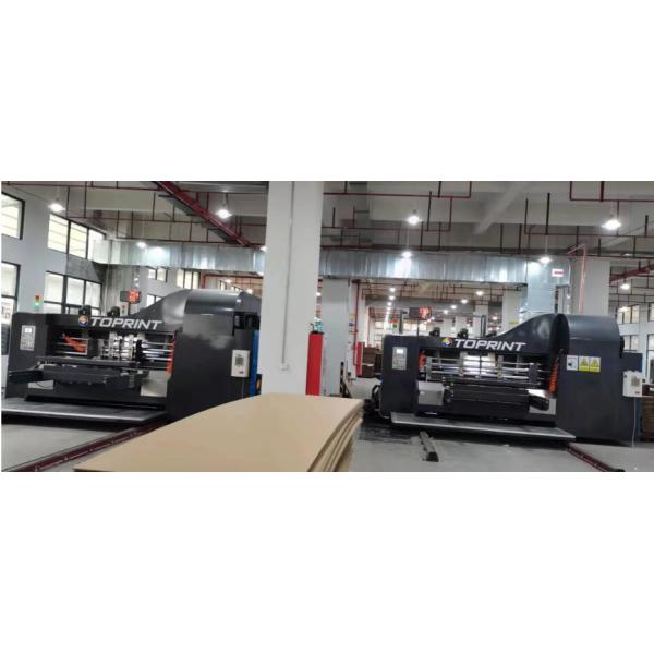 Изготовленная на заказ машина Slotter принтера цвета 300Sheet/Min Flexo с вырезыванием системы подачи 850x1950