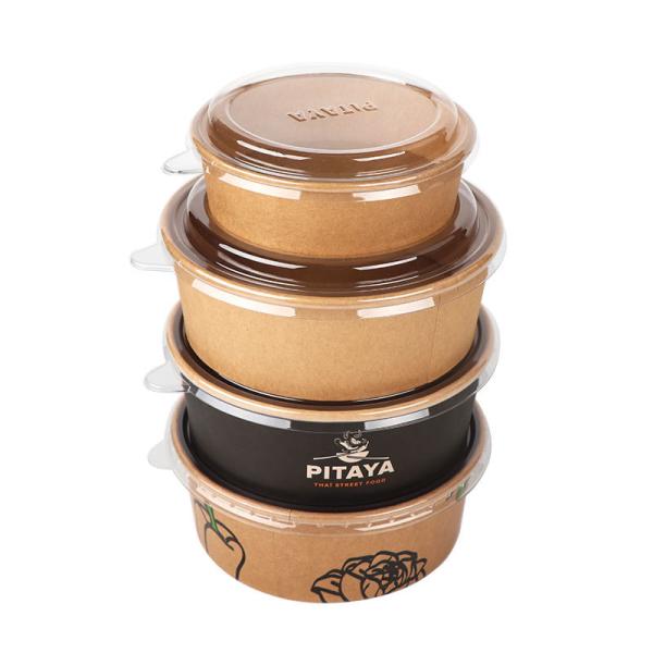 Restaurant Packaging Breakfast Box Take Away, Compostable Bento Boxes, Disposable Food Container Soup Salad Paper Bowl