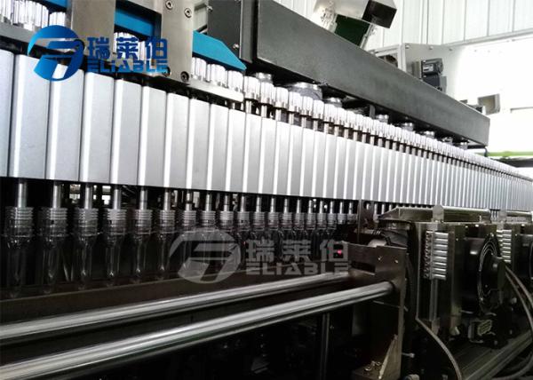 High Cleanliness Rotary Blow Molding Machine 76 Mm Cavity Space 38 Mm Pitched