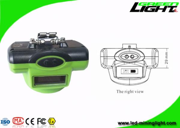 Rechargeable Cree LED Miner Cap Lamp PC ABS 1200 Battery Cycles 232lum Illuminous