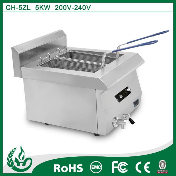 Temperature Control Induction Deep Fryer , Electromagnetic Deep Fryer