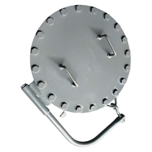 Carbon Steel Quick Opening Circular Manhole Cover Strong Versatility
