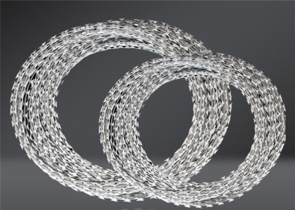 Bto 22 Concertina Razor Barbed Wire Hot Dipped Galvanized Anti Climb