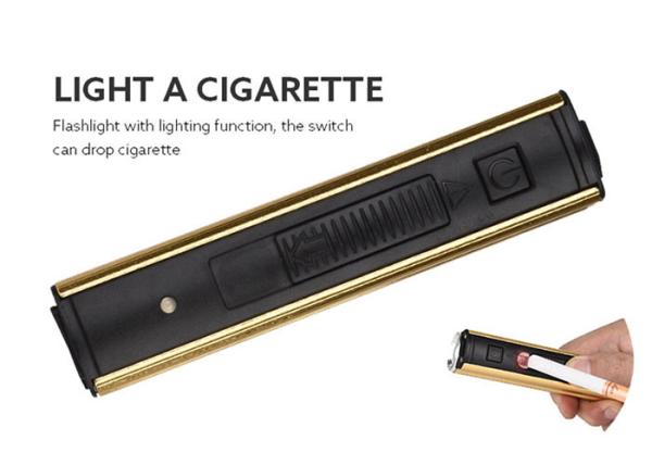 5W 300LMs MINI LED Flashlight with Cigarette Lighter and Power Bank Function