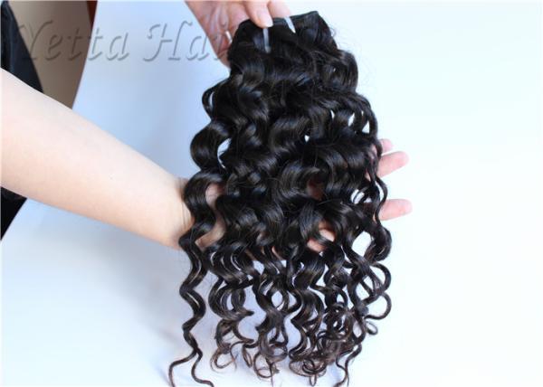 Double Knots Soft Real Brazilian Human Hair Weft For Dream Girl