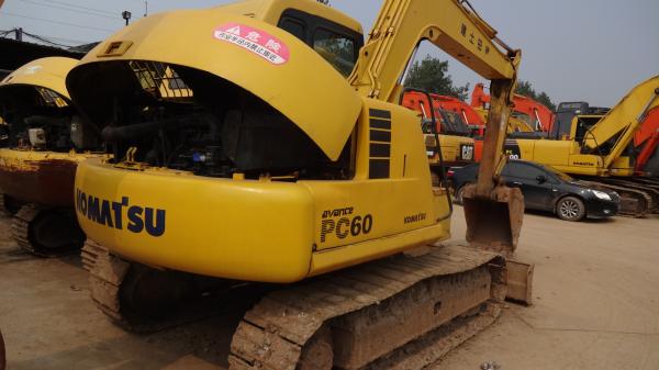 Komatsu Used MINI 6 Ton Excavator , PC60-7 Crawler Excavator