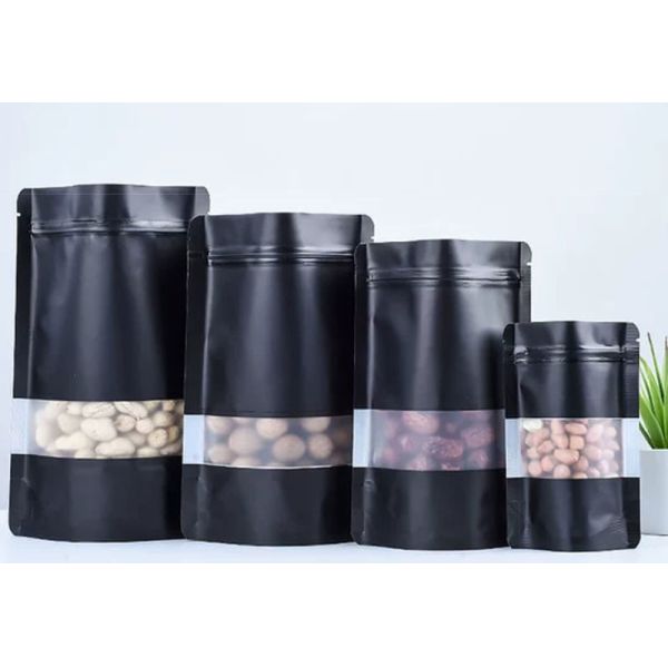 Colorful Zipper Aluminium Foil Stand Up Pouch Metalized Polyester Pouches
