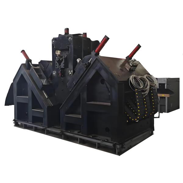 3 Drills On Each Side CNC Angle Drilling And Tapping Machine Line 40m/min Feeding Speed Of Angle