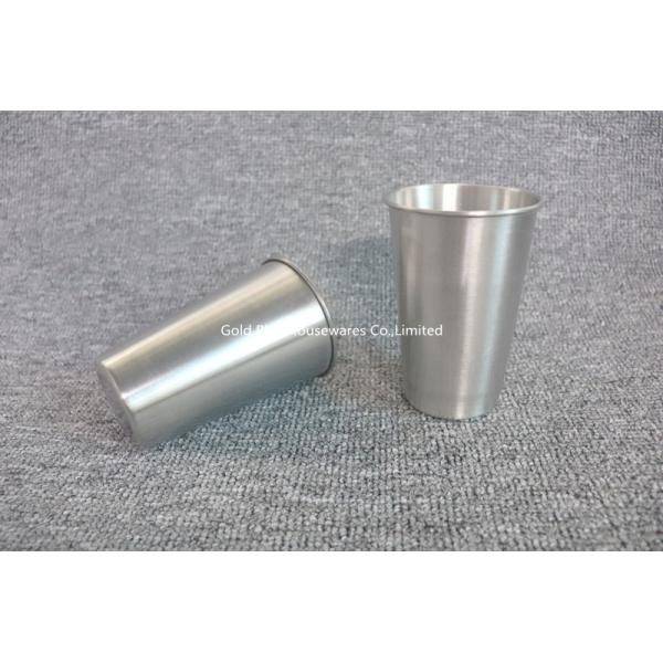 Festival Gift Stainless Steel Milk Cup Elegant Silver Color 500ml