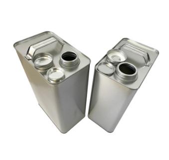 GV metal quadrado Tin Containers de Tin Can 0.21mm do óleo de motor de 1 litro