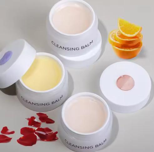 Private Label Gentle Nourishing Deep Facial Cleansing Removable Cleansing Balm With Spoon Facial Makeup Remover Balm