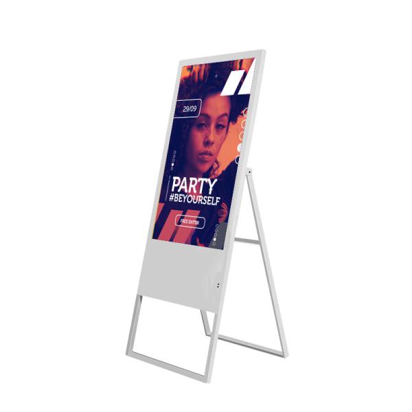 Shop window front/behind advertising lcd display 49 inch USB  plug / android