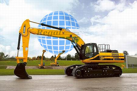 Excavator rubber track