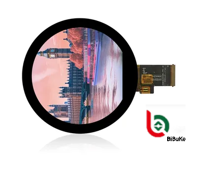 3.6 Inch Sunlight Visible 1000 Brightness Circular TFT LCD Screen with Round Display