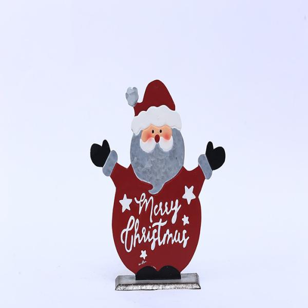 Decorações exteriores feitos a mão de Santa Claus Recycled Metal Indoor Christmas do metal