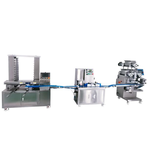 Mooncake automático completo do maamoul P170 que faz a máquina para a fatura dobro do maamoul dos enchimentos